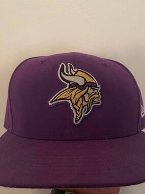 New Era Purple Minnesota Vikings Logo Snapback